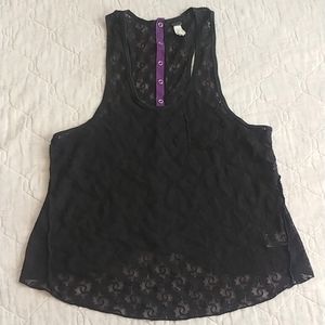 ❤6 for $12 We the Free Black Lace Tank Top